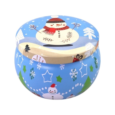 Metallo su misura Tin Gift Box For Christmas rispettoso dell'ambiente Halloween Candy