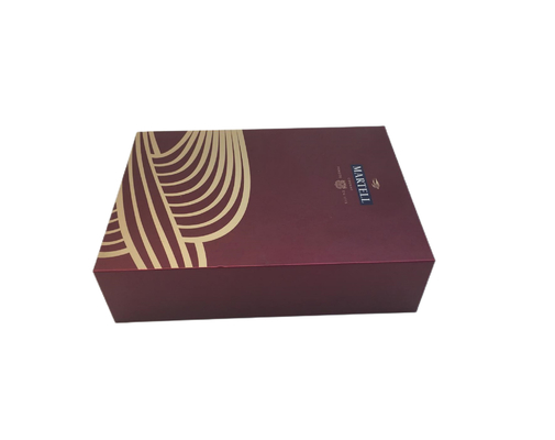 Contenitore di regalo di lusso su ordinazione con il coperchio e sacco di carta sostituibile del nastro per il San Valentino
