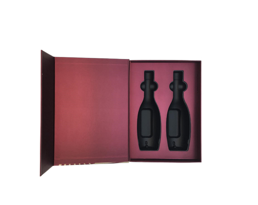 Contenitore di regalo di lusso su ordinazione con il coperchio e sacco di carta sostituibile del nastro per il San Valentino