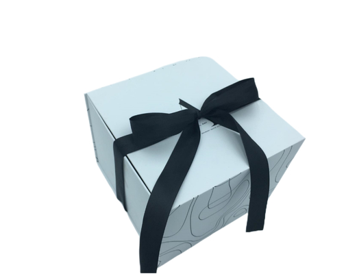Doppio imballaggio infilato dell'uovo del contenitore di regalo di Natale dei graffiti del popolare di metà di apertura del nastro