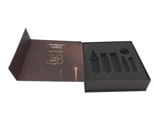La timbratura calda ha impresso il rettangolo su ordinazione di Logo Luxury Custom Gift Box