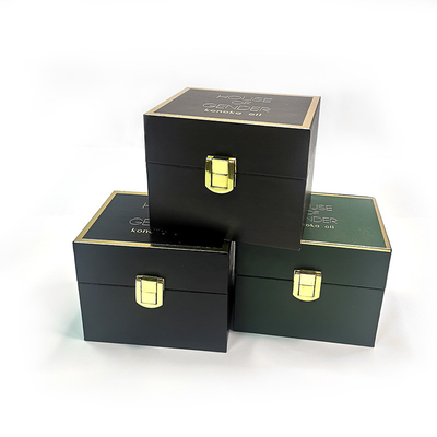 Scatola cosmetica di lusso di pelle di cura di trucco del cassetto vuoto facciale dello strumento per il barattolo del profumo