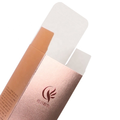contenitore cosmetico di lusso Rose Gold Paper Packaging di bottiglia di cura di pelle 100ml