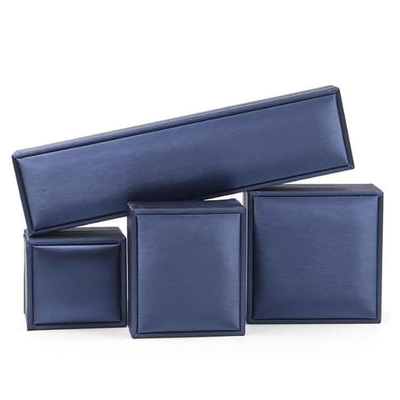 Cuoio di lusso di Ring Storage Gift Box Brushed dei gioielli di nozze
