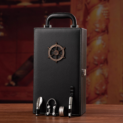 Contenitore di regalo di cuoio del regalo del vino Champagne Bottle Packaging di lusso
