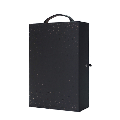 contenitore Champagne Bottle Leather Packaging di lusso di vino del cuoio della latta di 0.30mm