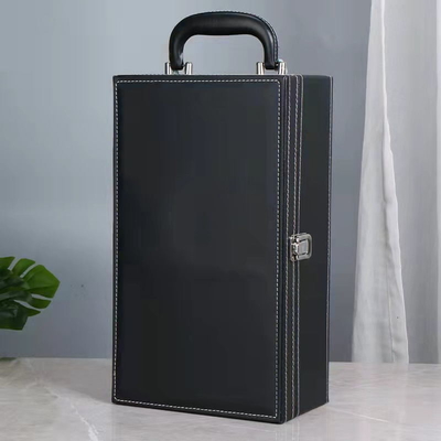 Logo su ordinazione 35.2x27x11.5cm del contenitore di regalo della bottiglia del vino rosso di rettangolo