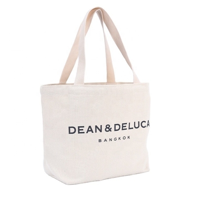 Tela riutilizzabile organica normale Tote Bag With Pocket del cotone del sacchetto della spesa