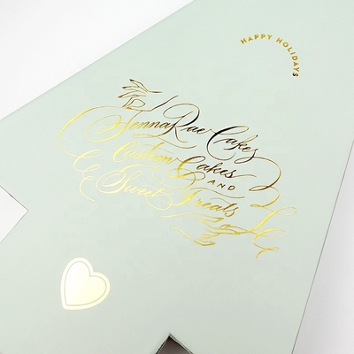 Contenitore di imballaggio di carta rigido del cartone del regalo di Natale che stampa logo