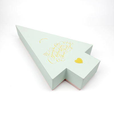 Contenitore di imballaggio di carta rigido del cartone del regalo di Natale che stampa logo