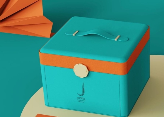buon prezzo Cielo di goffratura e nodo classico dell'arco del contenitore di regalo del cioccolato di Jiugongge della copertura della terra in linea