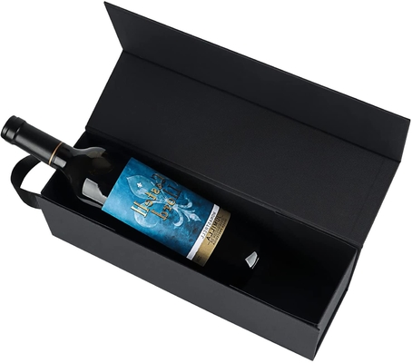 buon prezzo Scatole di Champagne Magnetic Closure Collapsible Wine del liquore con il coperchio e la maniglia in linea