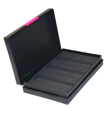 buon prezzo Cosmetici neri e contenitore d'imballaggio di regalo di carta rosa per le bottiglie cosmetiche in linea