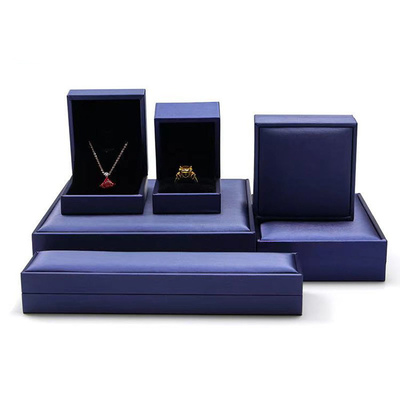 buon prezzo Cuoio di lusso di Ring Storage Gift Box Brushed dei gioielli di nozze in linea