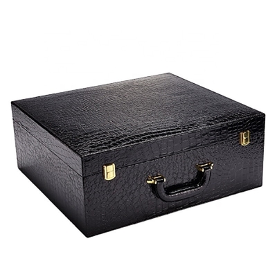 buon prezzo Regalo su ordinazione di Logo Huge Space Box For con pelle di coccodrillo in linea