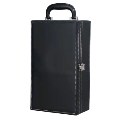buon prezzo Logo su ordinazione 35.2x27x11.5cm del contenitore di regalo della bottiglia del vino rosso di rettangolo in linea