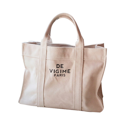 buon prezzo le borse della tela di cotone di 12oz 16oz del tessuto delle donne spesse del cotone hanno stampato il logo in linea