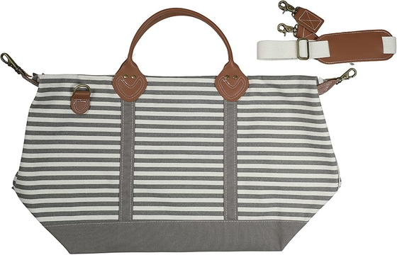 buon prezzo Maniglia di cuoio robusta regolabile della borsa di Duffle di viaggio della tela della tracolla in linea