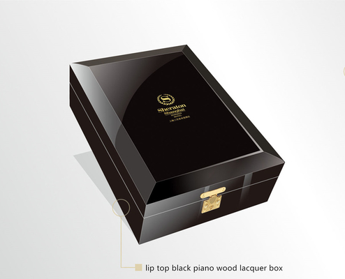 buon prezzo Carta di legno del confine che si affolla il contenitore di legno di vetro di vino del MDF di lusso in linea