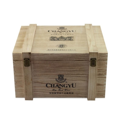 buon prezzo Il grande whiskey ha personalizzato la laminazione lucida del contenitore di legno di vino in linea